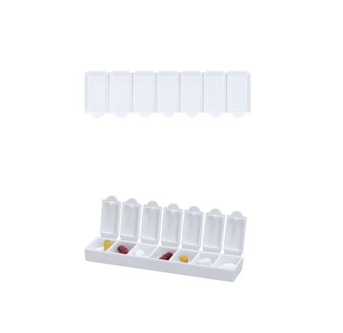 7 Day Plastic Pillbox Organiser Custom Logo