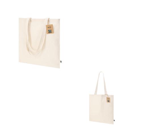 Fairtrade Cotton Tote Bag Long Handles