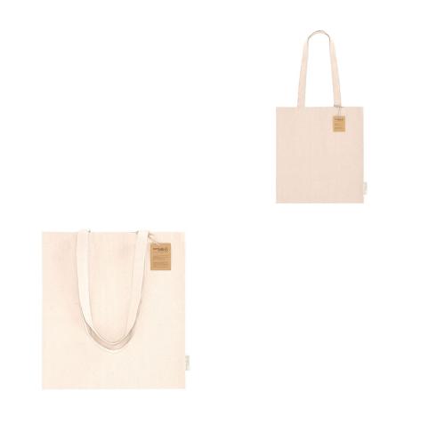 Eco Recycled Cotton Shopper Bag Long Handles Fintar