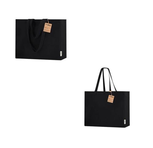 Recycled Cotton Landscape Tote Shopping Bag Lilan