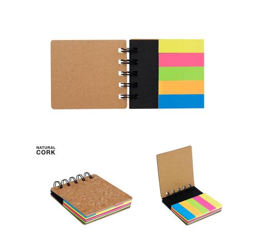 Spiral Bound Sticky Notepad 125 Mini Sticky Notes