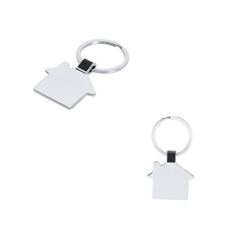Custom House Shaped Metal Keyring Nyrella