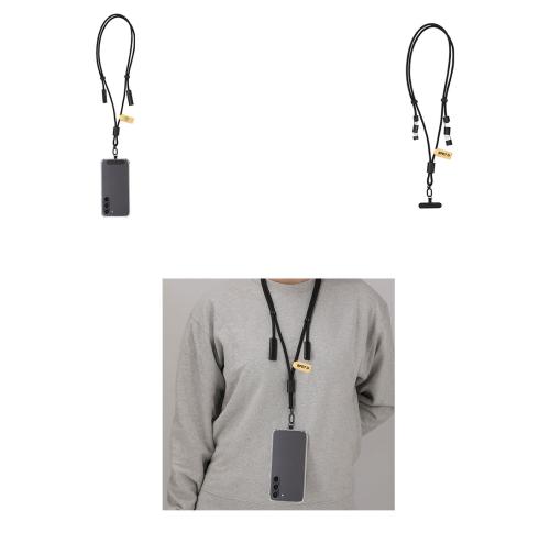 Recycled Aluminium Lanyard Phone Holder Charging Cable Tebrer