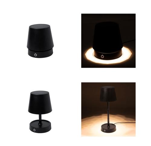 Matt Black Charger Lamp Kirsten