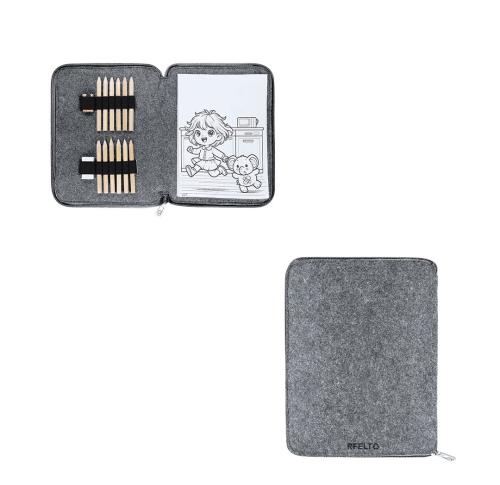 Recycled Felt Colouring Gift Set Shepher