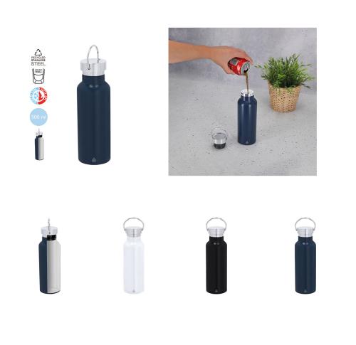 Recycled Stainless Steel 500ml Insulated Bottle Libix