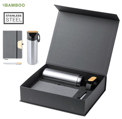 Thermos flask, Notebook And Aluminium Pen