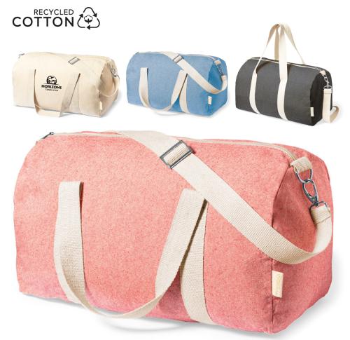 100% Recycled Cotton Holdall Gym Bag Weekend Bags
