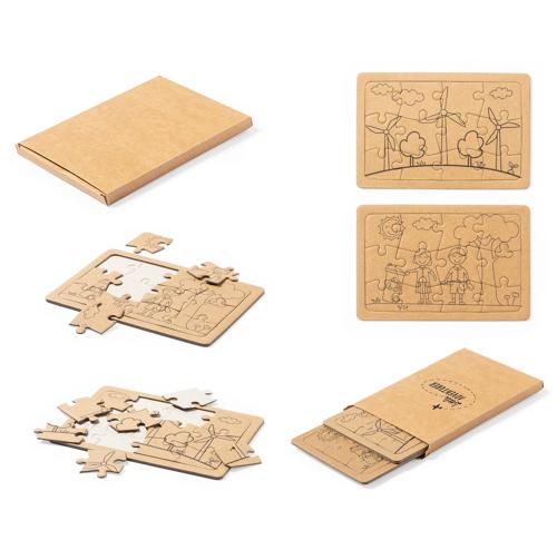 Custom Printed Recycled Cardboard Jigsaw Puzzles X 2
