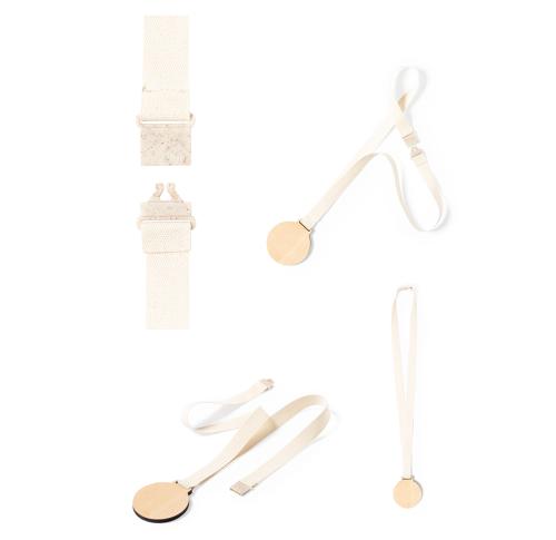 Wooden Medal Award 100% Cotton Lanyard