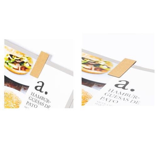 Reycled Cardboard Magnetic Bookmark