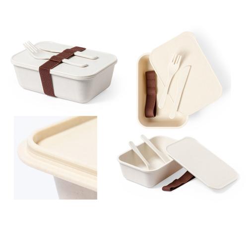 Printed Lunch Box 1 Litre Capacity Includeds Knfe and Fork