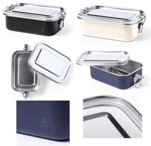 Custom Eco Lunch Boxes Stainless Steel 750ml Airtight