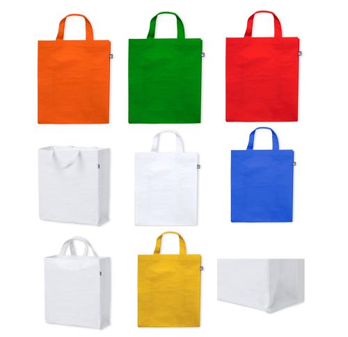 Recycled Laminated RPET Tote Bag Short Handles Bag Okada