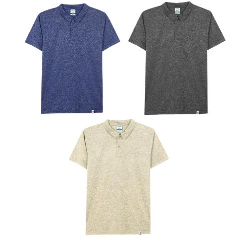 Unisex Adult Technical Polo Shirt 100% Recycled Polyester Melange Effect