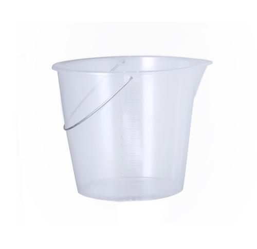 Printed Plastic 11 Litre Transprent Plastic Measurng Buckets