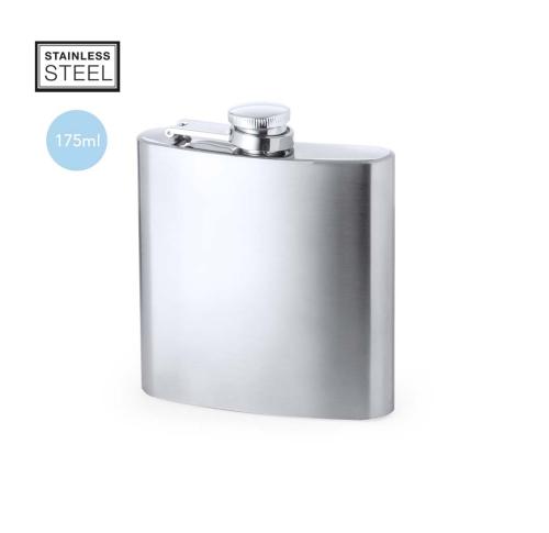 Branded 175ml Aluminium Hip Flasks