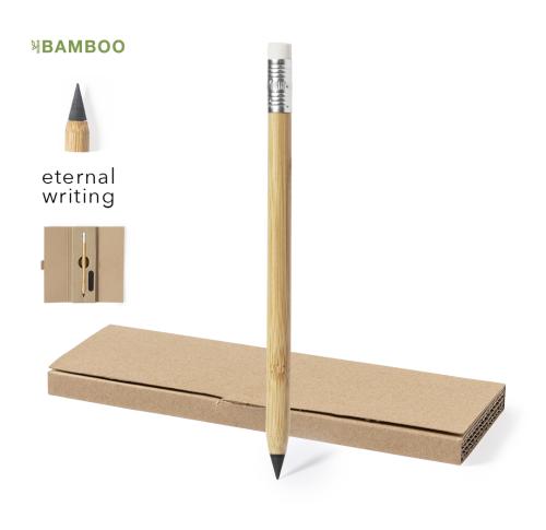 Promotional Eco Everlastic Bamboo Pencils Reycled Gift Box