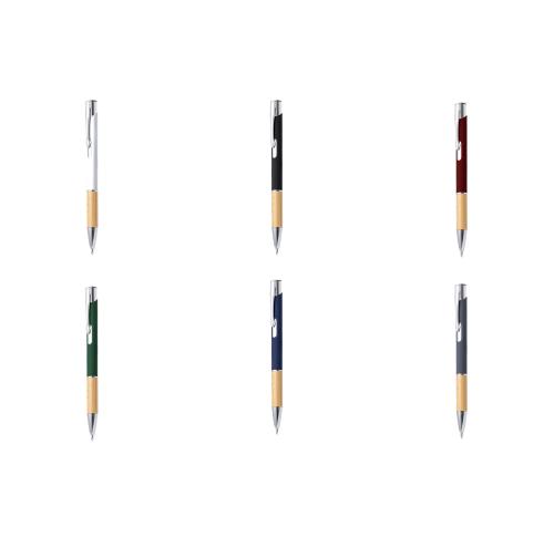 Stylish Aluminium Bamboo Pens Push Button
