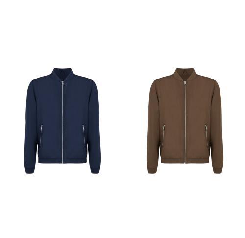 Promotional Lightweight Bomber Jackets Baseball Collar