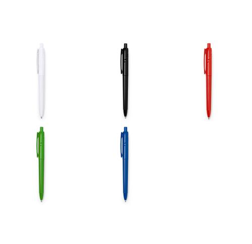 Printed Recycled Pen Push Button Blue Ink