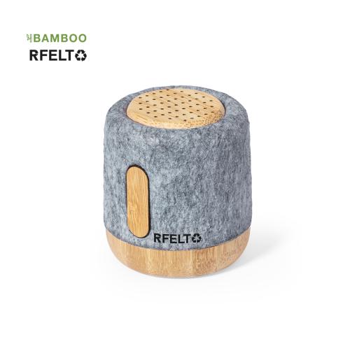Promotional Bluetooth&reg; 5.0 Portable Bamboo Speakers Type C Charging 300 mAh