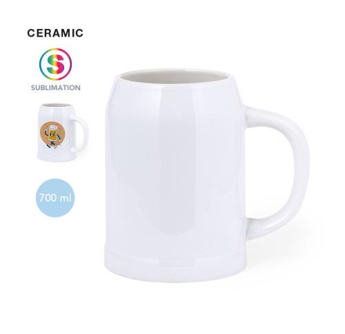 Branded Ceramic Beer Jars 700ml Handle Gift Boxes