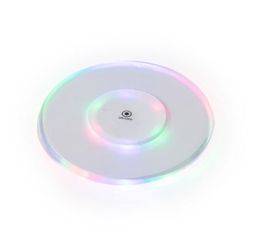 Custom Printed 6 LED Light Up Festival Drinks Coasters 3 Light Modes