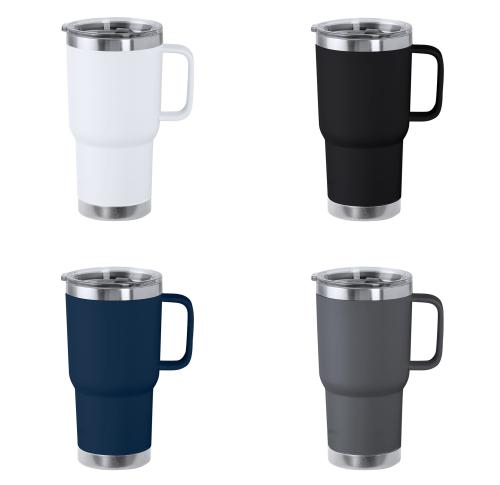 Custom Recycled Stainless Steel 600ml Matt Finish Coffee Cups