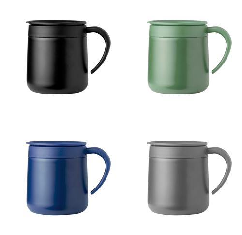 Printed Stainless Steel 330ml Travel Takeaway Coffee Mugs