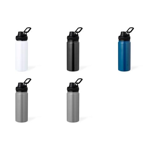 Printed Stainless Steel 550ml Bottles Screw Caps