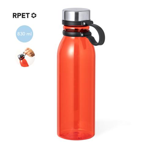 Printed 830ml Transluscent Water Bottles Stainless Steel Cap Goft Boxed