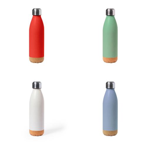 Custom 650ml Chilly Style Bottles Matt Colours Gift Boxed Cork Base