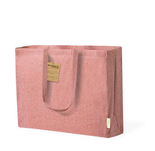 Printed Heavyweight Reycled Cotton Gusseted Tote Bags Long Handles