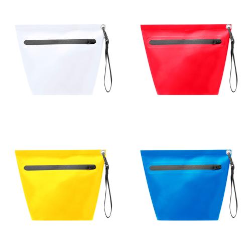 Custom Mutipurpose Waterproof Beach Bags Zipped Caribiner