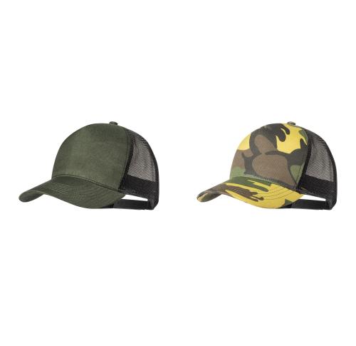 Branded Polyester Camoflage Army Green Baseball Caps