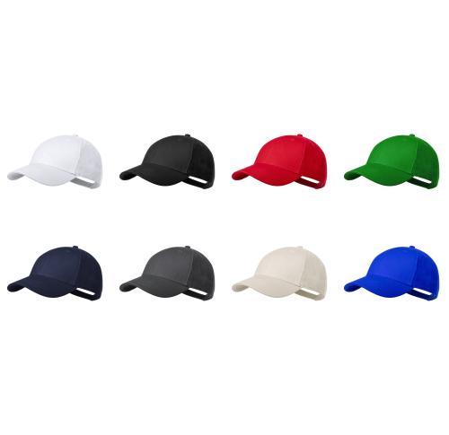 Custom Organic Cotton Baseball Caps 6 Panesl Soft Finish