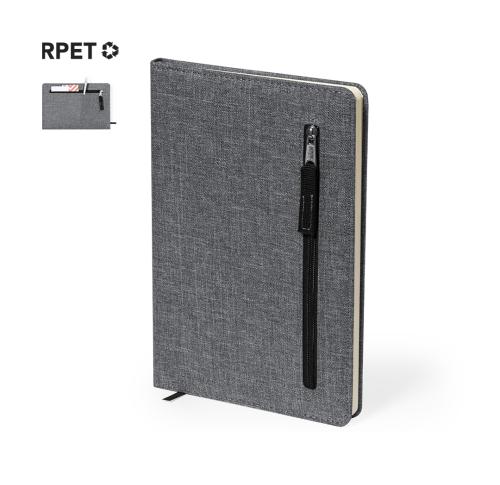 Printed Document Folder Notepad Zipl Closure Recycycled