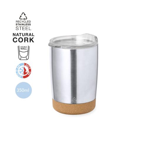 Branded Recycled 350ml Stainless Steel Tumblers Takeaway Cups