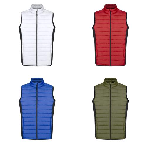 Custom Gilet Bodywarmer wind And Water Resistante Zip Fastening