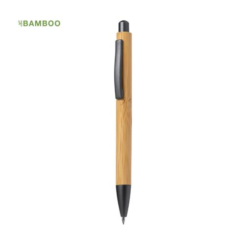 Printed Bamboo Mechanical Pencil Urban Galvanised Fittings