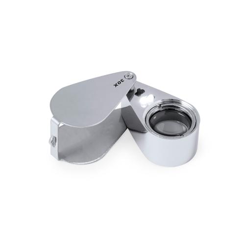 Custom Loupes 30x Metal Magnifiers Integrated LED Lights