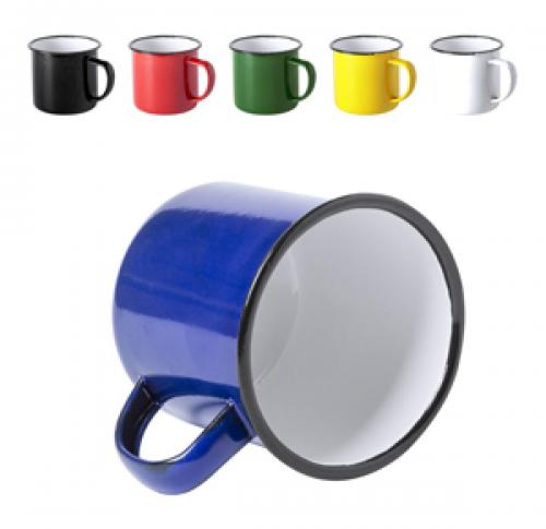 Camping Cups 350ml Enamel Metal