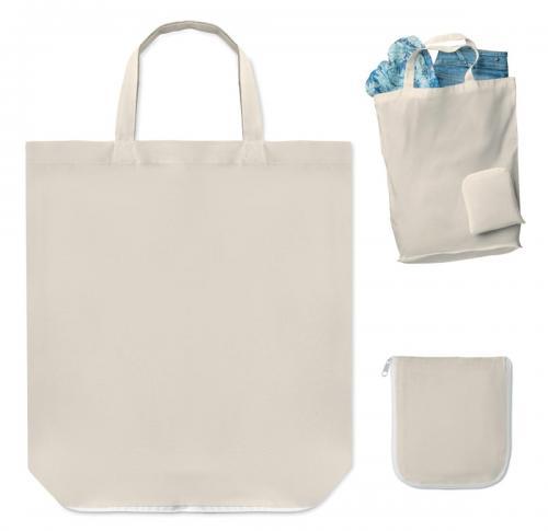 Foldable Cotton Shopper Tote Bags Promotional Printed Logo