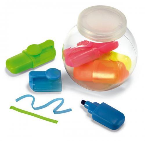Colourful Highlighter Tub