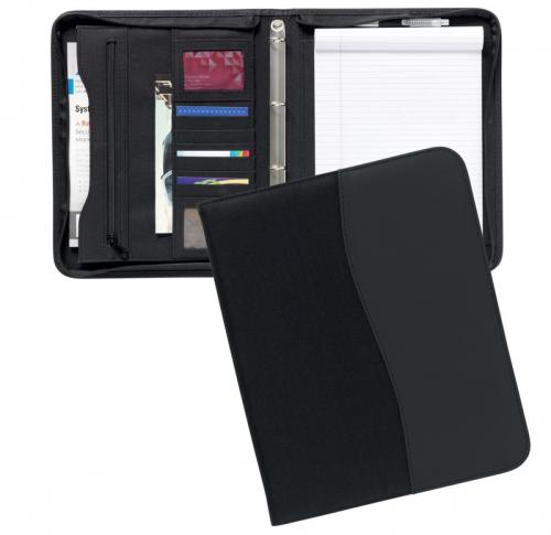 Branded Polyester A4 Conference Folder Ring Binder