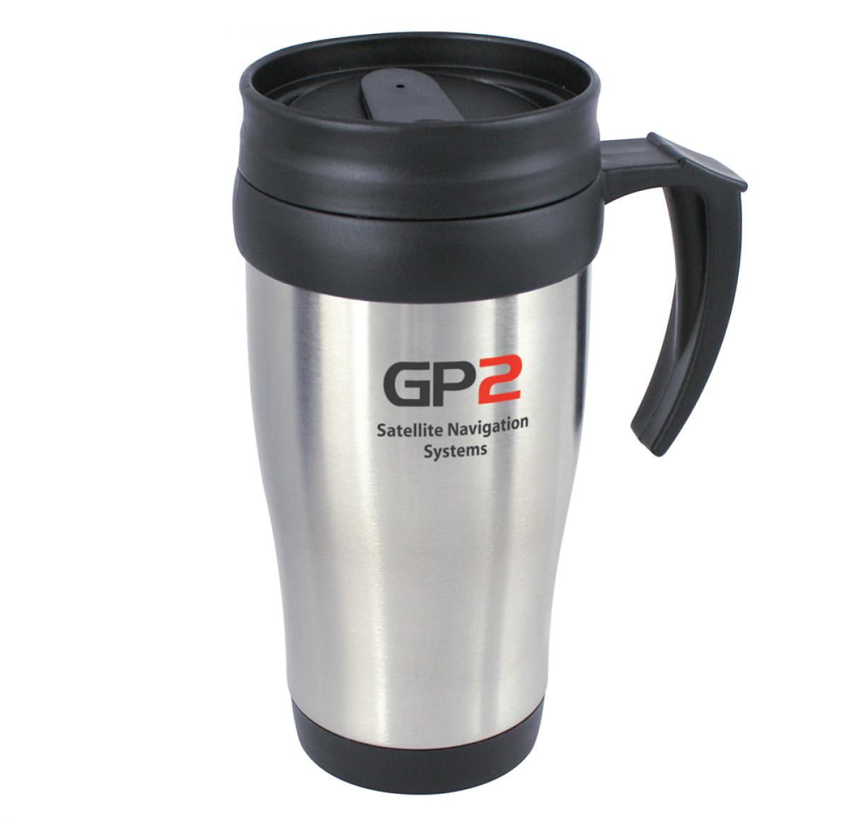 Stainless Steel Thermal Travel Car Mug With Handle 500ml