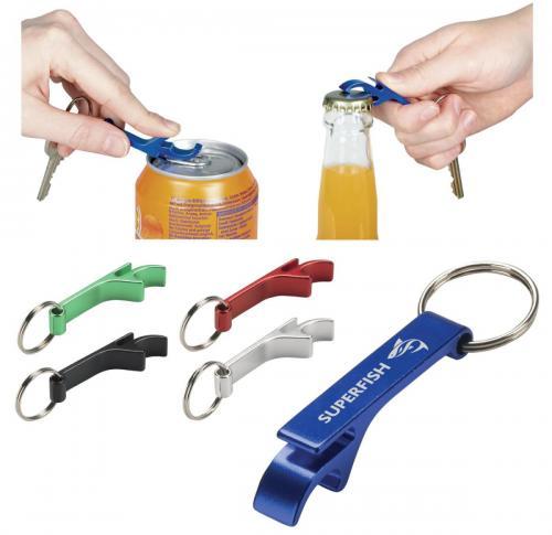 Bottle Opener Keyring and Can Opener