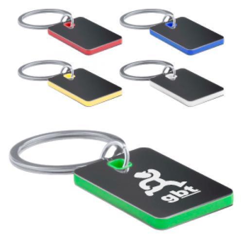 Metal Rectangular Keyring