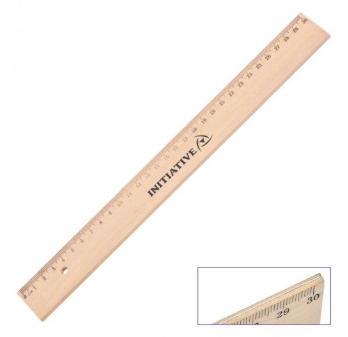 Wooden 30cm Ruler